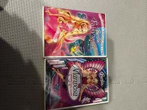 Barbie Fairytopia and Barbie Mariposa and her Butterfly Fairy Friends DVD Lot